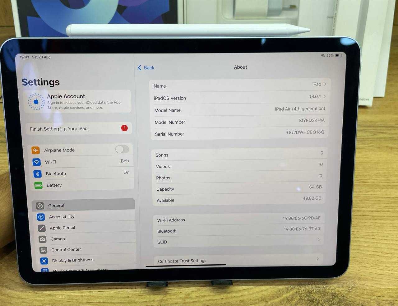Как новый Ipad Air 4 + BONUS. Karobka dokument