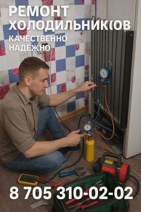 ремонт холодильников с выездом на дом к заказчику качественно надежно