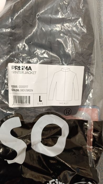 Работно яке PRISMA WINTER u работен полугащеризон PRISMA WINTER GREY