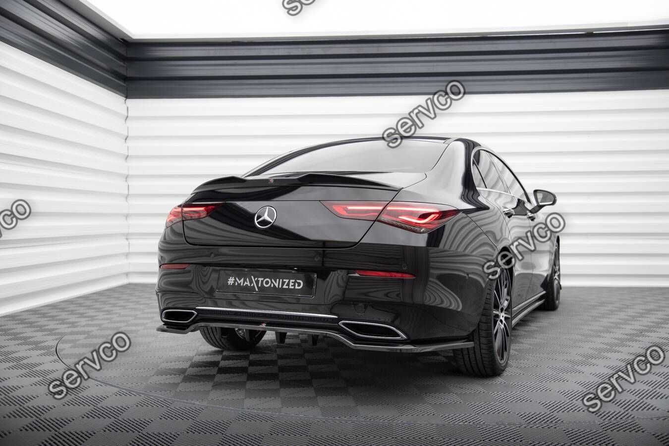 Eleron spoiler cap Mercedes CLA C118 Coupe 2019- v3 - Maxton Design