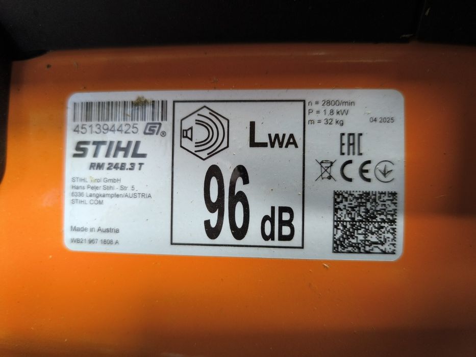 Бензинова косачка Stihl RM 248.3 T