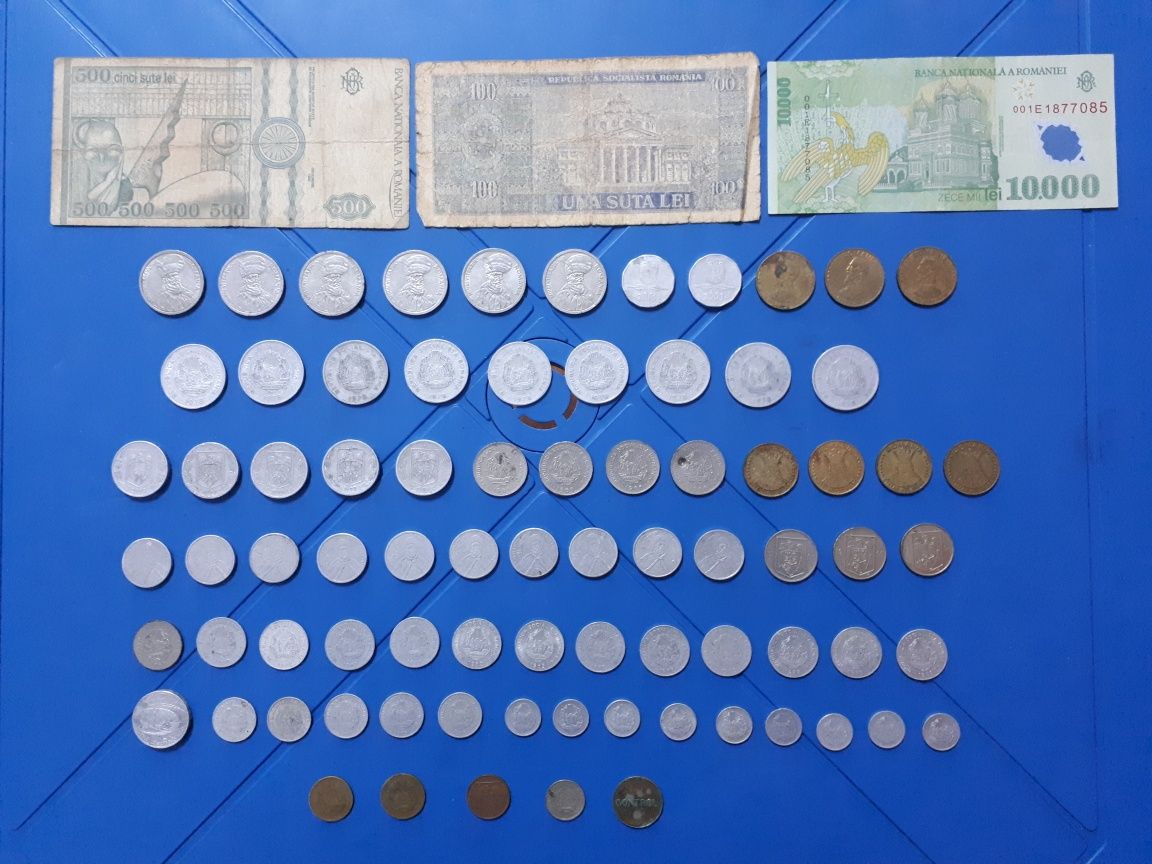 Bancnote si monede vechi din Romania