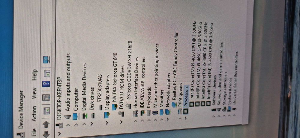 unitate PC Fujitsu Esprimo P420 I5 4690 16GB RAM GT640 HDD250gb