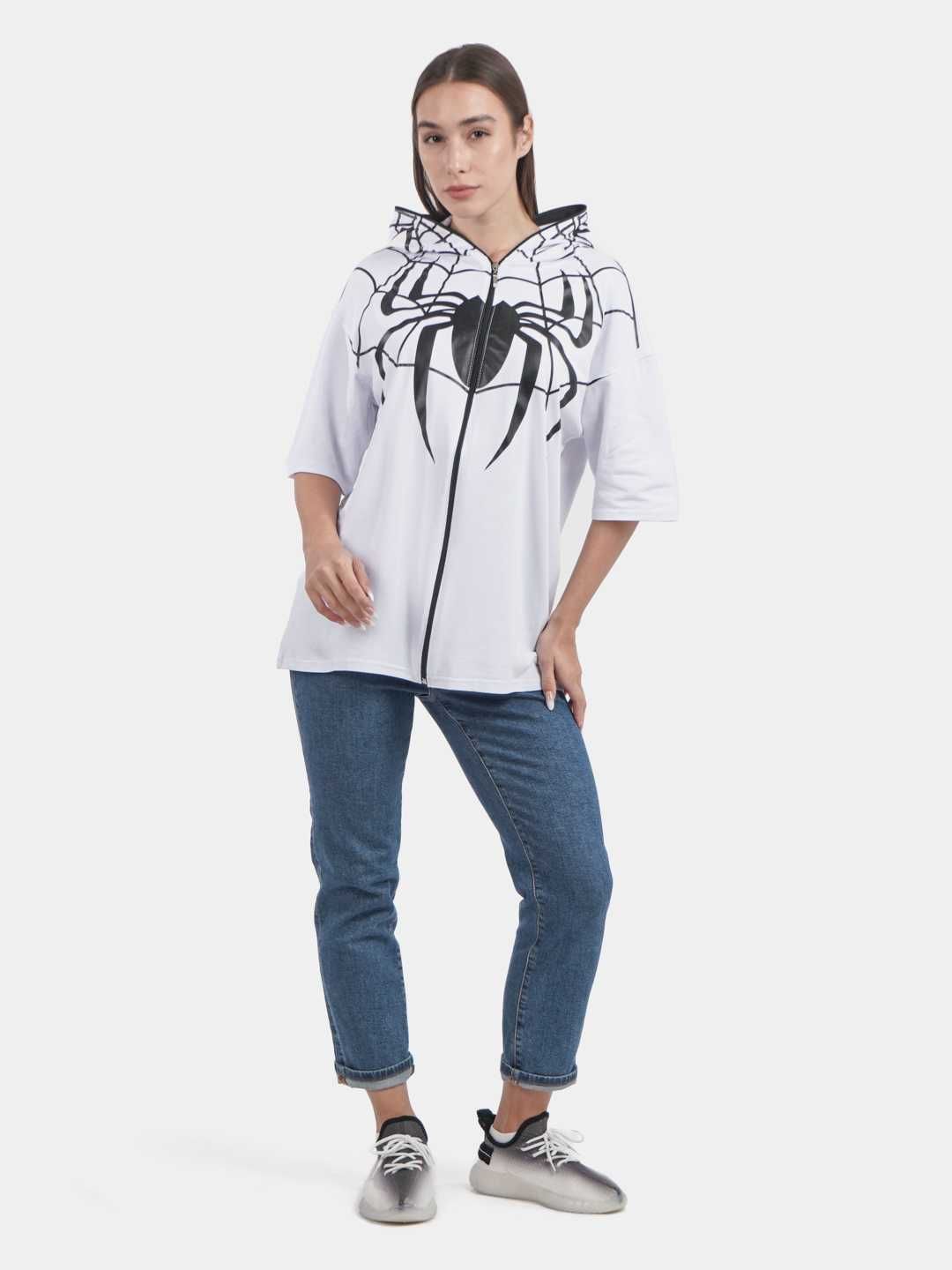 Футболка Человек паук женская, унисекс, футболка для летней погоды