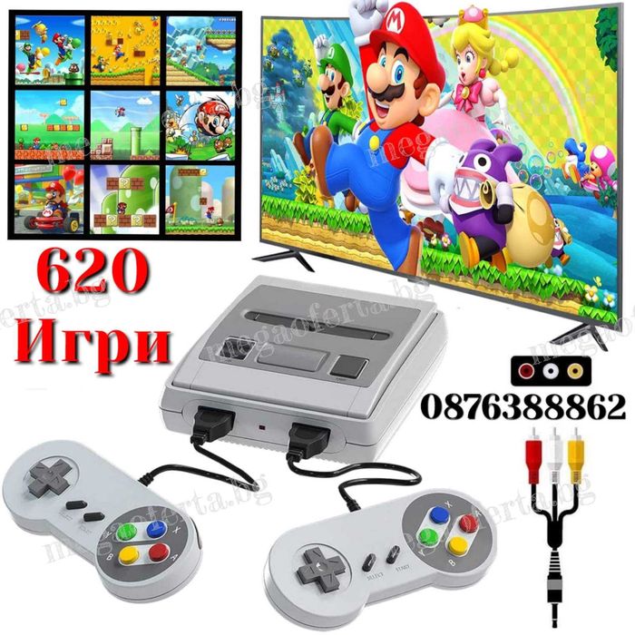Телевизионна видео игра Nintendo 620 игри ТВ конзола Ретро Гейминг
