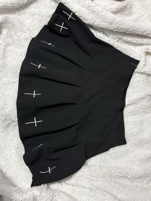 Мини юбка черная