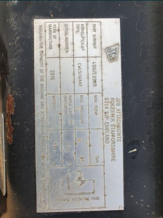 Cupla rapida jcb