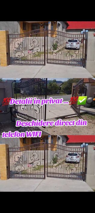 Automatizări porți Wifi gratuit Montaj inclus