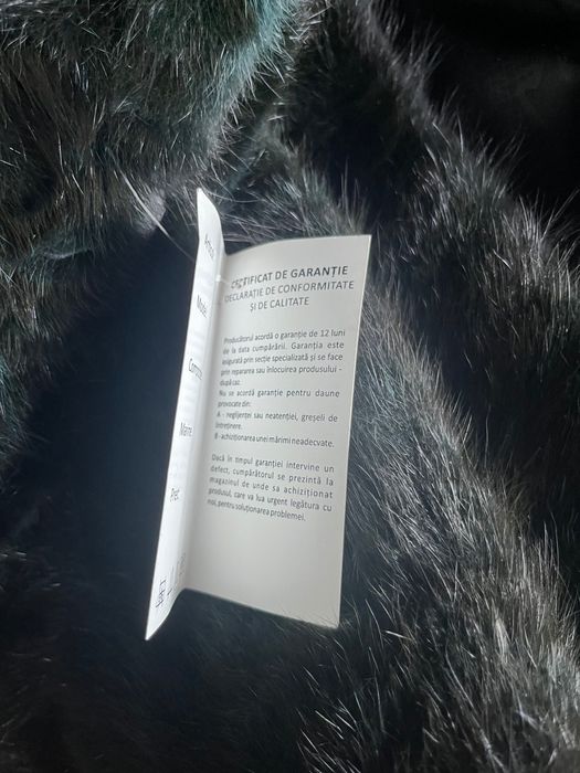 Haină nurcă/xs-s model unicat