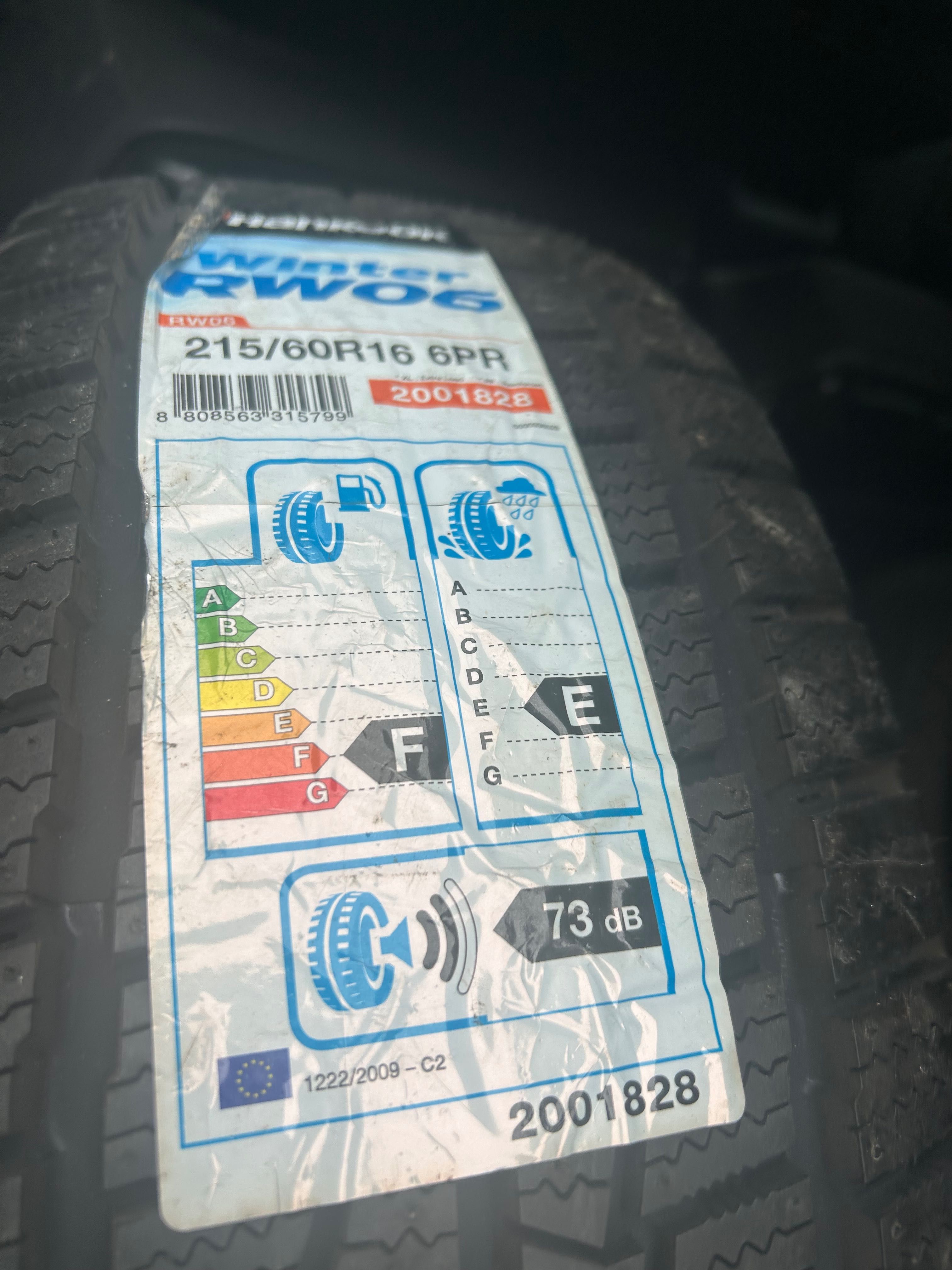 anvelopă nouă Iarna Hankook Winter Rw06 215/60 R16 103 T