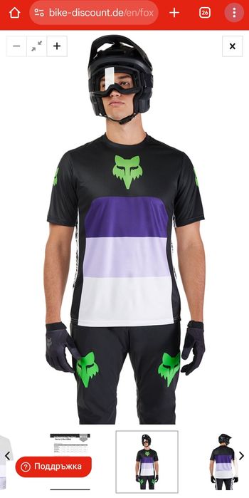FOX-нова тениска за MTB