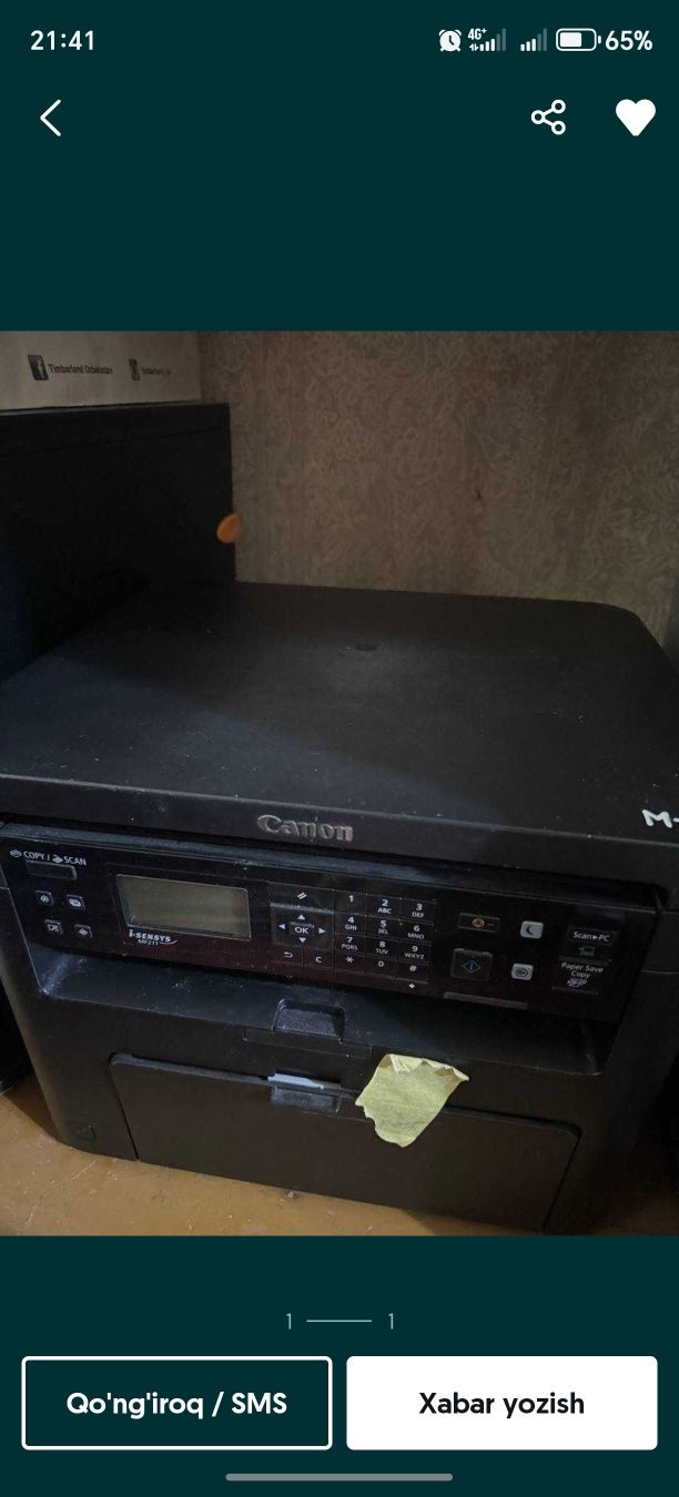 Canon 3010 va Canon 211 printer sotiladi.