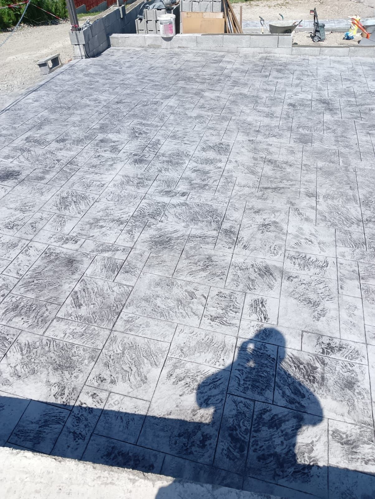 Beton amprentat și elicopterizat,.