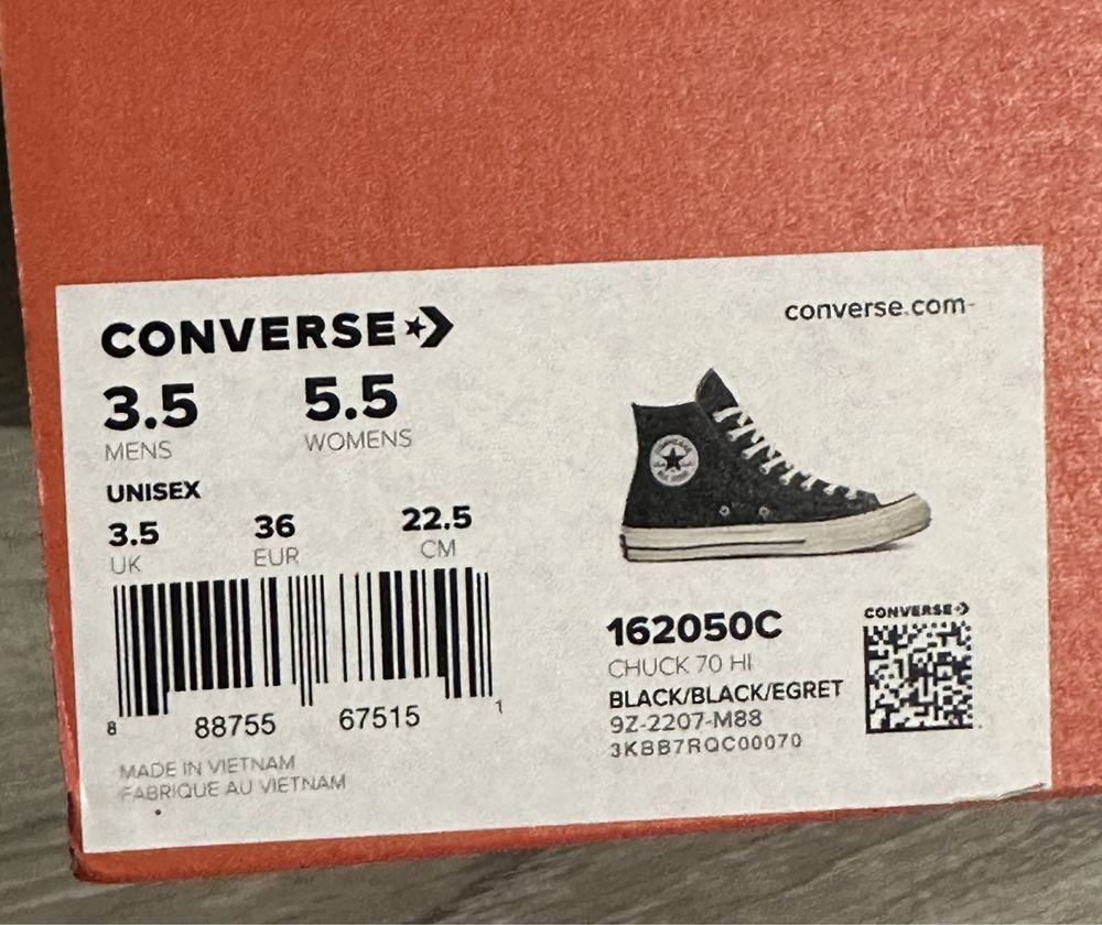 Новые кеды Converse