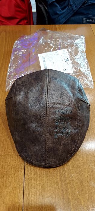 Нов мъжки кожен каскет