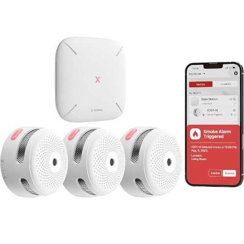 Sistem wireless de detectare a fumului X-Sense SBS50-3XXS01-M    Wi-Fi