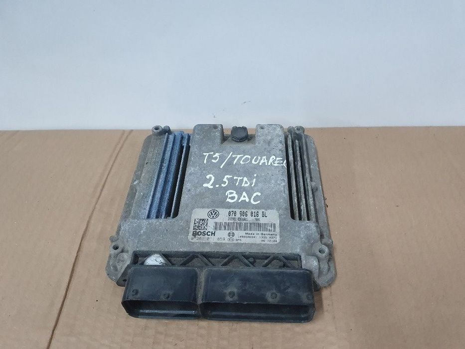 Calculator ECU motor  VOLKSWAGEN TOUAREG 7LA, 7L6, 7L7 2002 - 2013 2.5 R5 TDI BAC, BPE BOSCH 0281011859 070906016BL