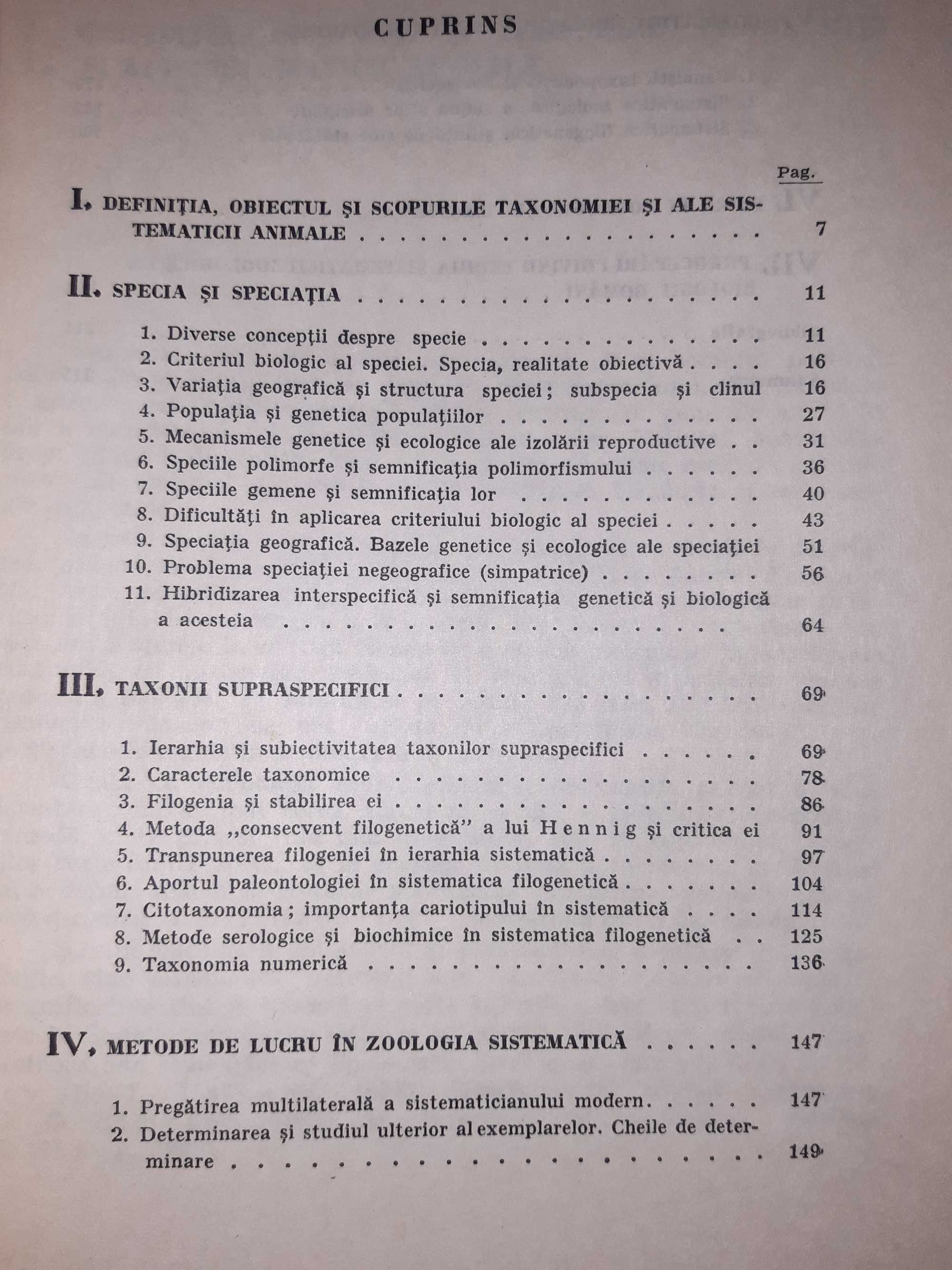 Principiile și metodele zoologiei sistematice,  Petru Banarescu