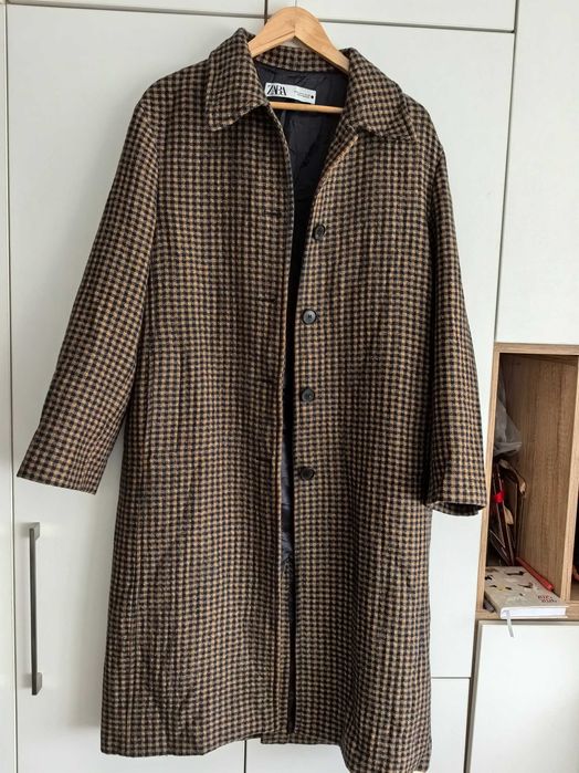 Palton pardesiu toamna, Zara, carouri