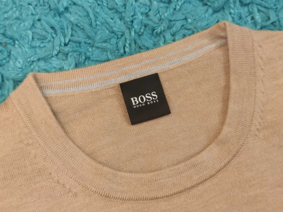 Pulover Hugo Boss - Cappuccino Regular