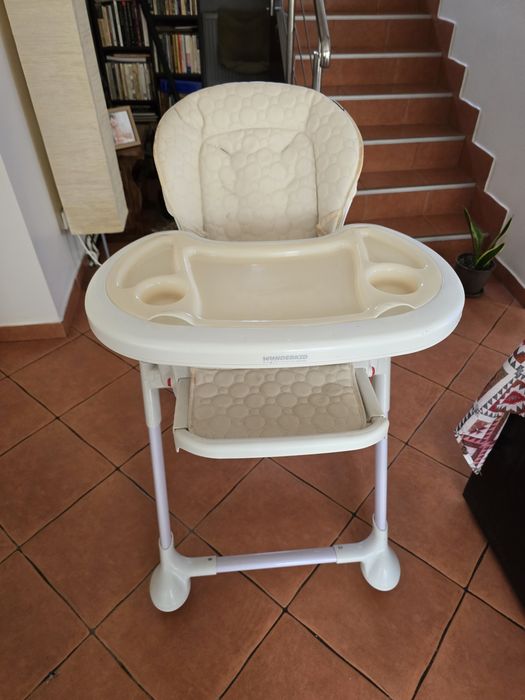 Scaun de masa pentru bebelusi/copii Wunderkid Swing 2 in 1, cu leagan,