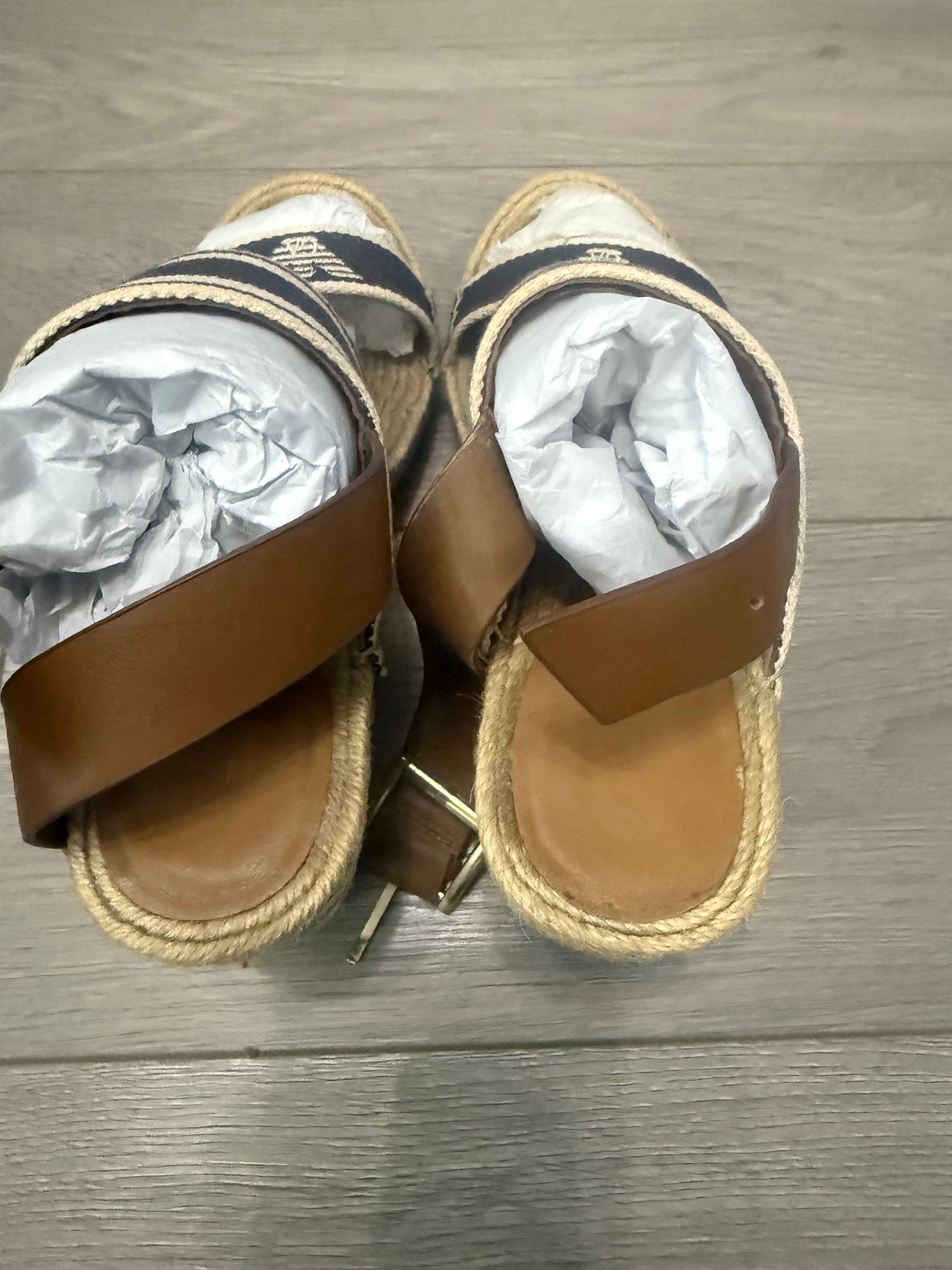 Сандали Giorgio Armani, обувани два пъти, без забележки.