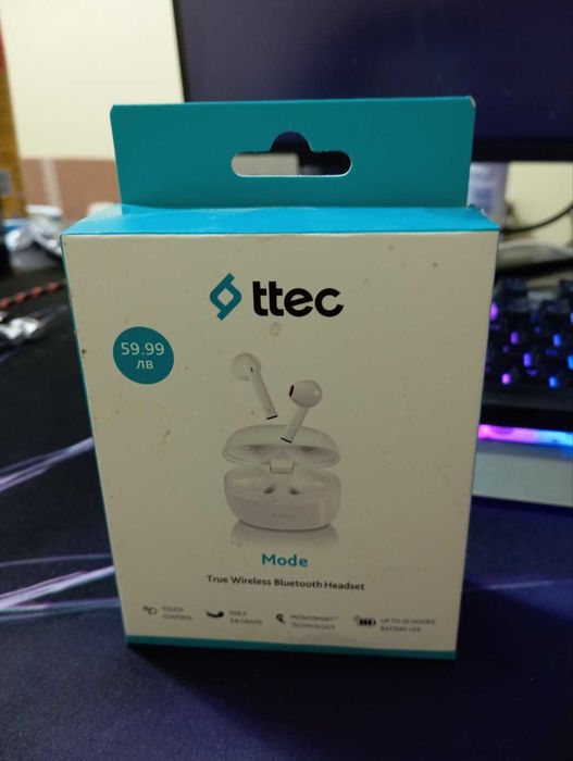 Слушалки TTEC не ползвани
