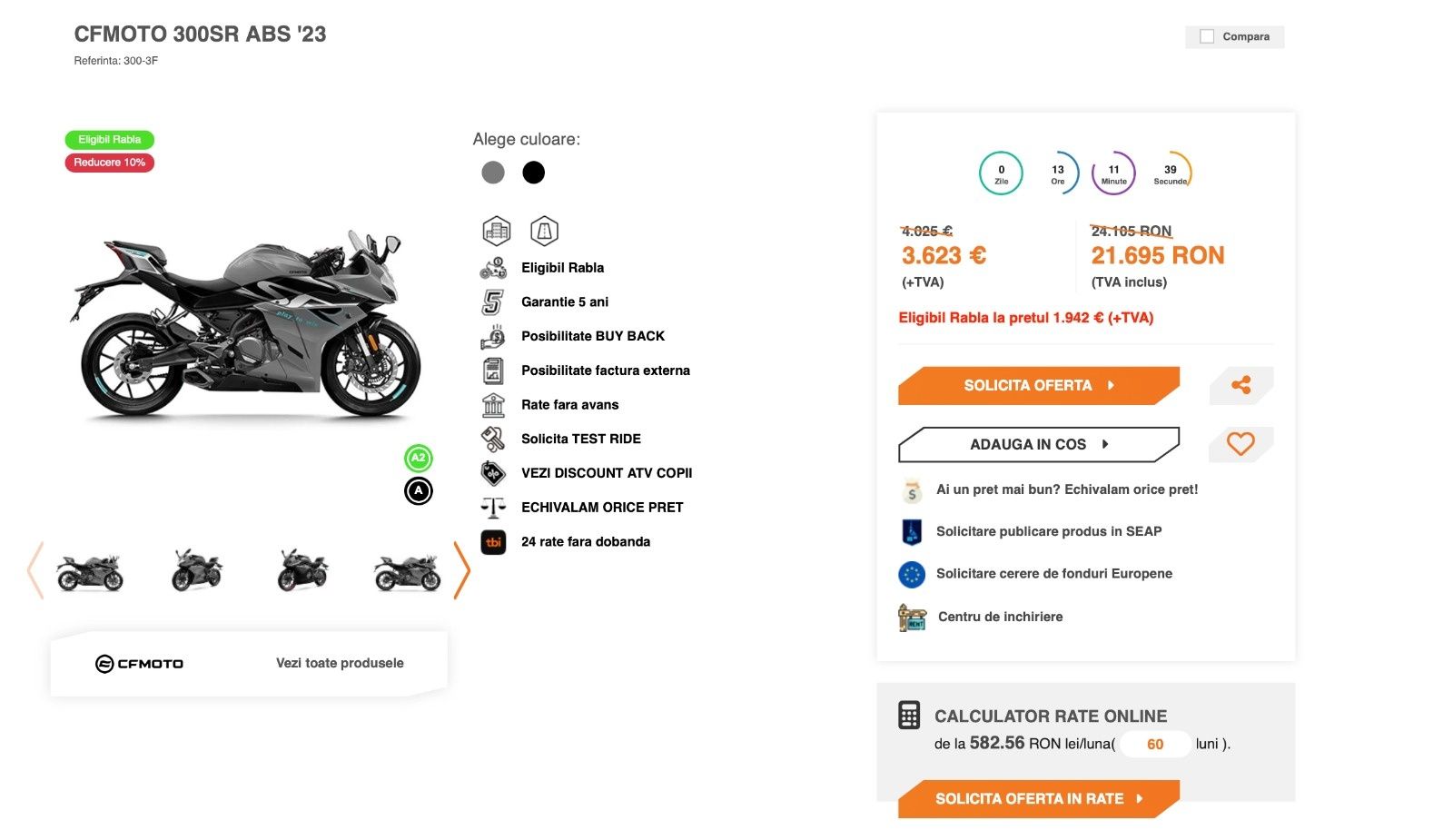 CF Moto SR300 700km