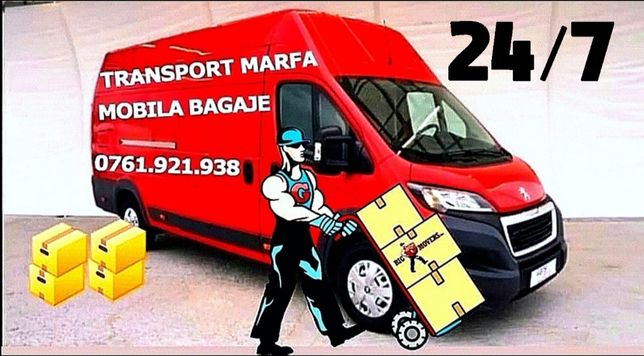 Transport duba marfa bagaje mobila materiale mutari BUC sec1 2 3 4 5 6