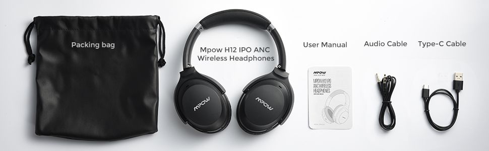 MPOW H12 IPO безжични Bluetooth слушалки с Hybrid Noise Cancelling ре