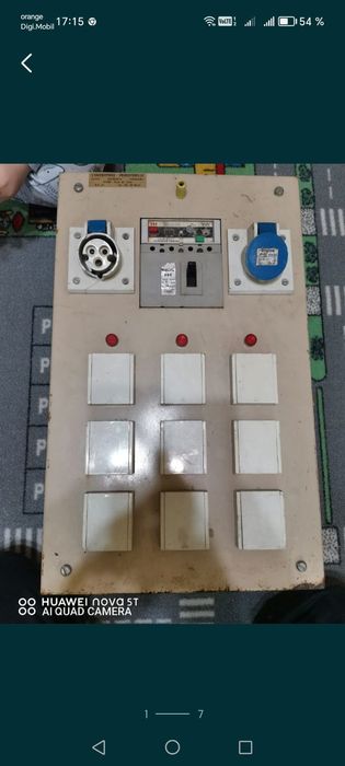 Organizator electric pentru șantier defect