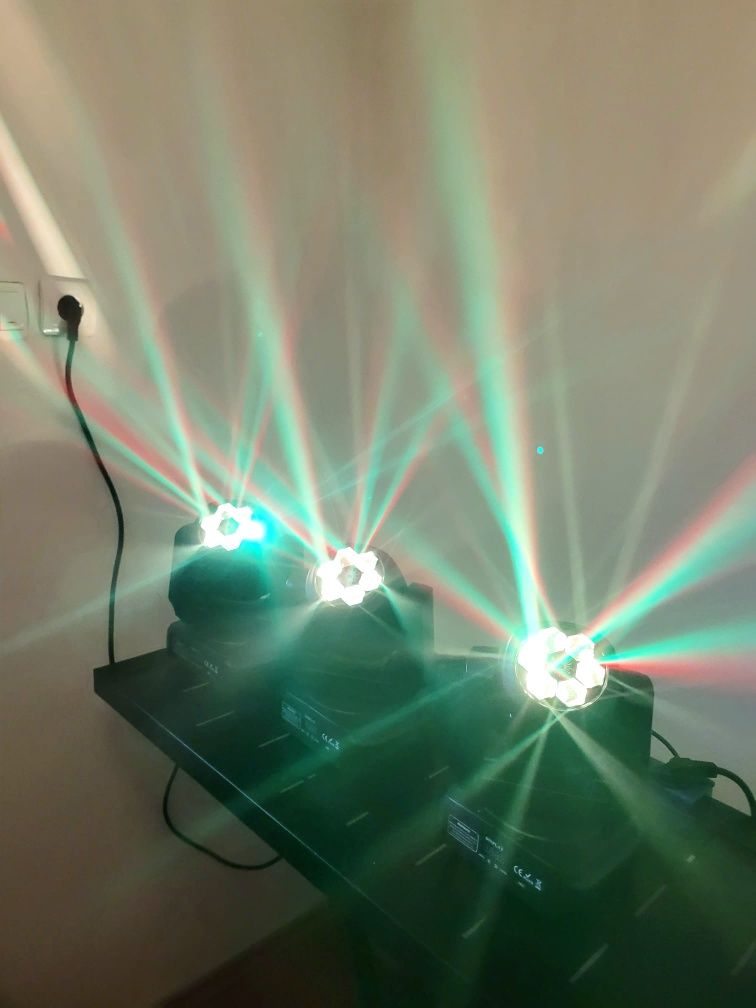 Lumini moving heads 90W RGBW laser dj club lumini formatie