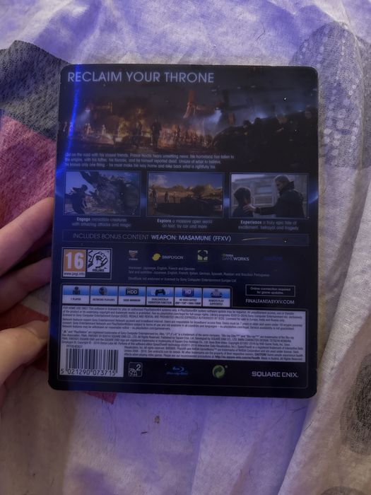 PS4 игра FINAL FANTASY 15 special edition steelbook