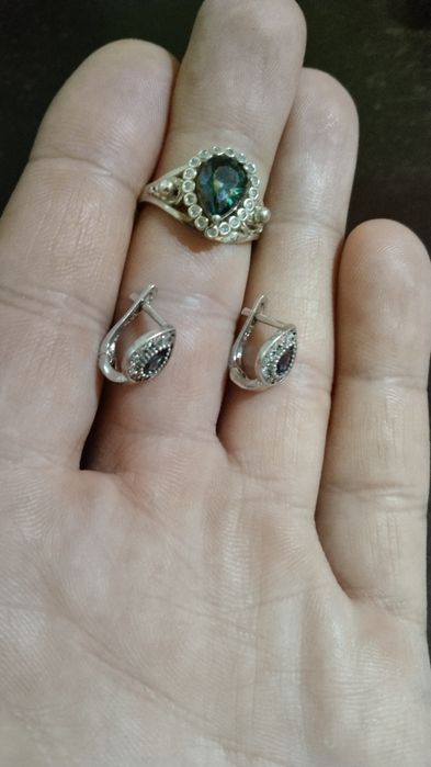 Серебряный комплект 925пр.