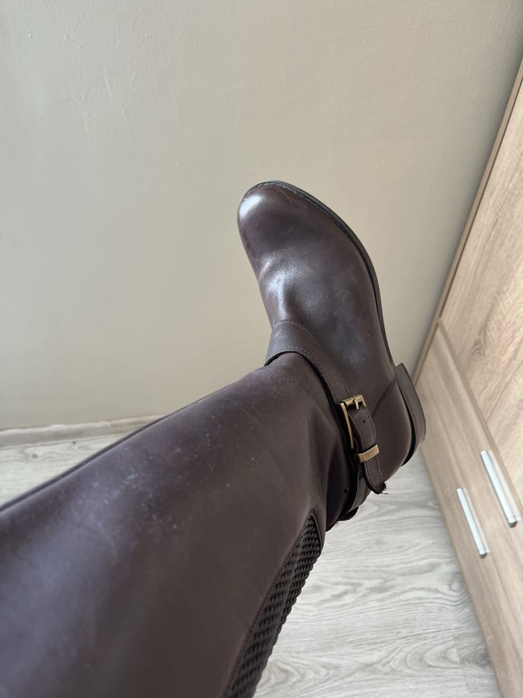 Ботуши от естествена кожа Clarks 38 номер