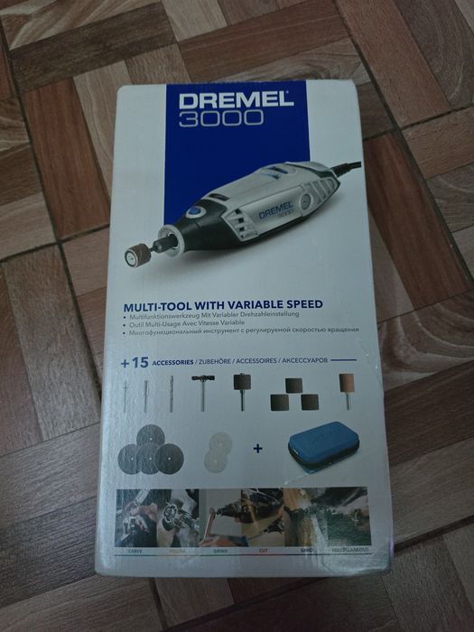 Unealta multifunctionala Dremel 3000-15, 130 W, 33000 RPM, 230 V + 15