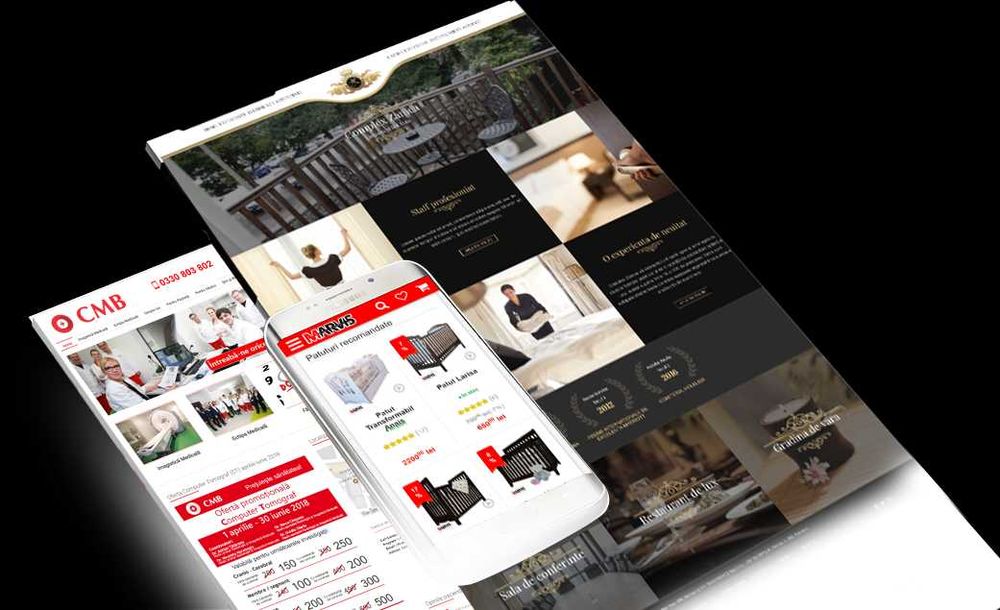 Web design fain, site rapid + SEO & campanii social media