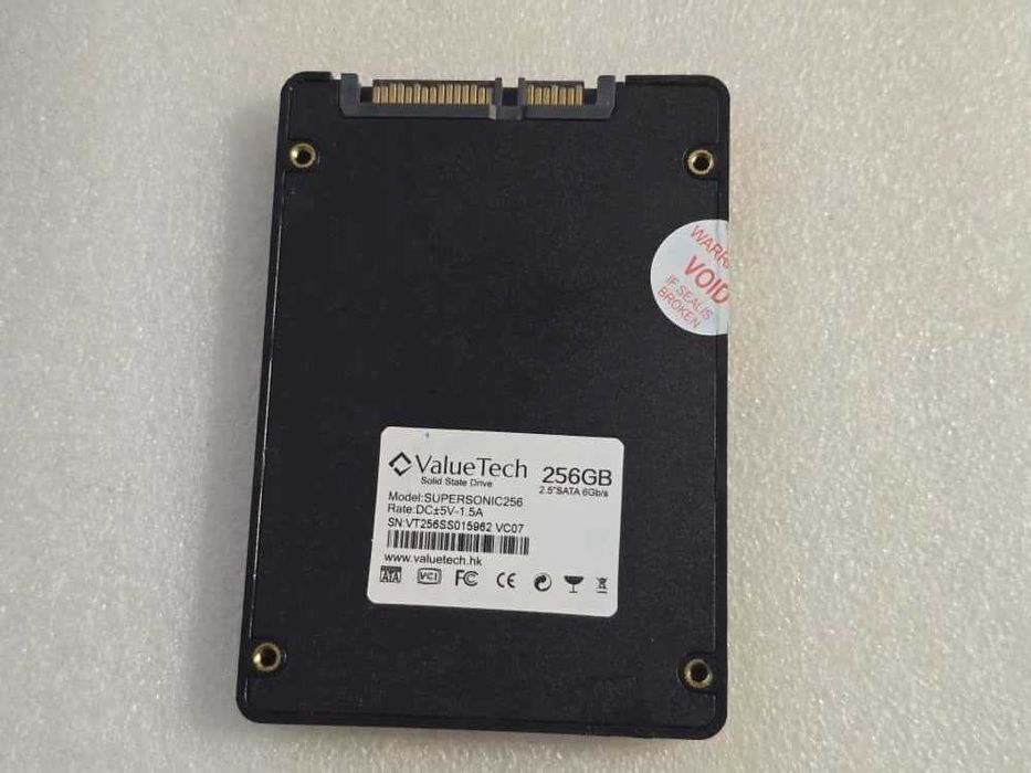 Solid-State Drive (SSD) ValueTech 256GB 2.5" SATA3 bulk