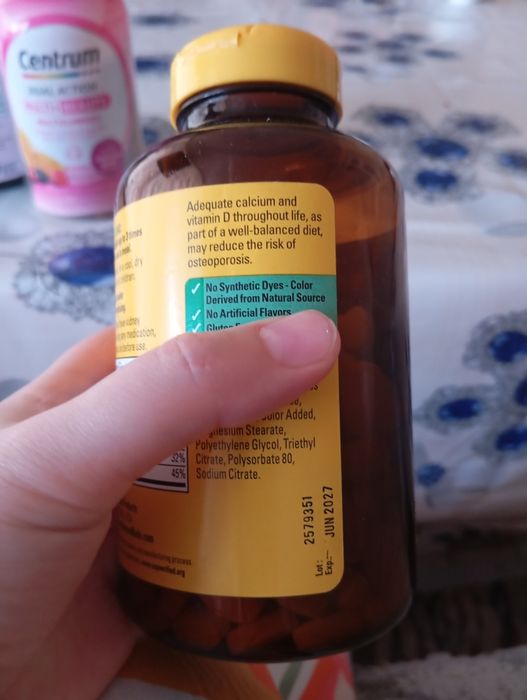 Кальций, магний, цинк,Д3 комплекс от Nature made. 330 таблеток.