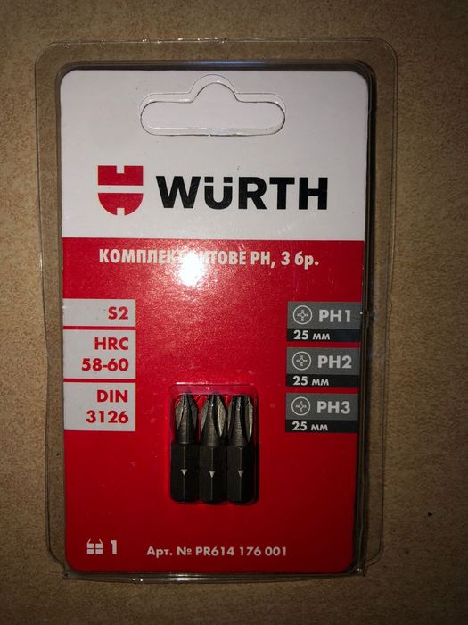 WÜRTH - артикули