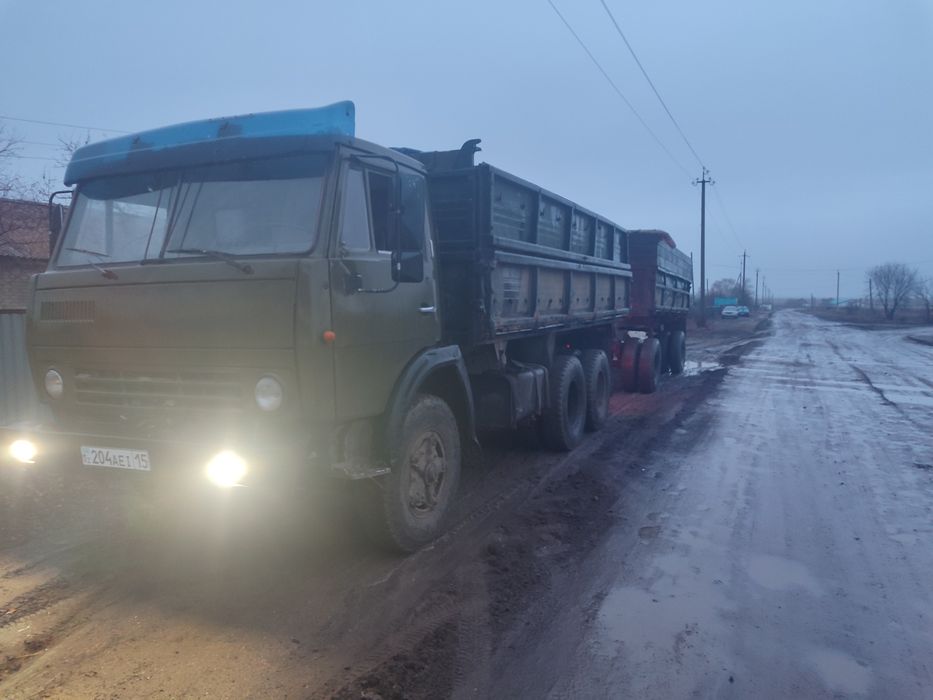 Продам КамАЗ с прицепом сельхозник в хорошем состоянии вал стандар ...