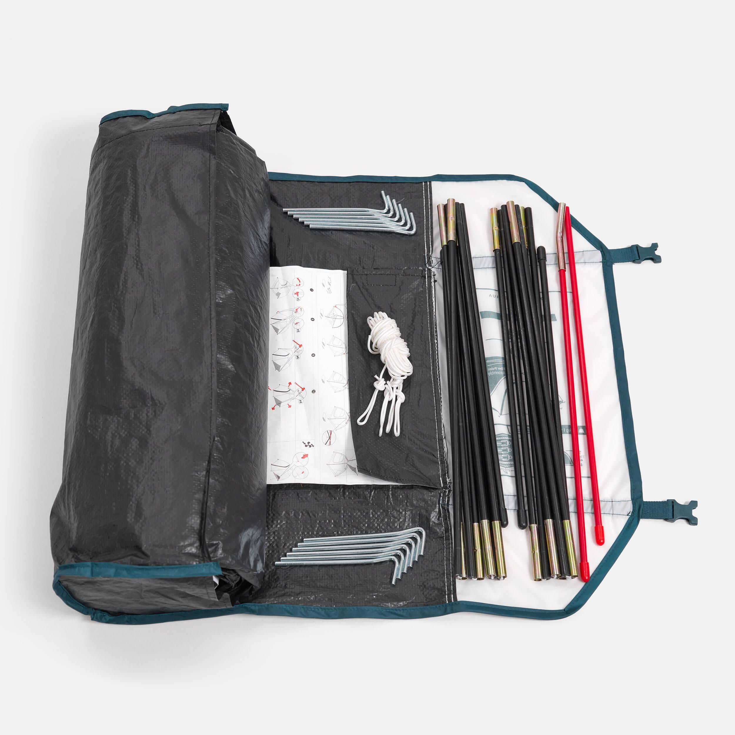 Cort Camping Mh100 Fresh & Black 3 - produs resigilat (nou) Decathlon