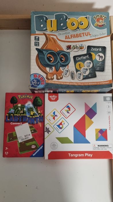 Lot jocuri educative 4- 6 ani +