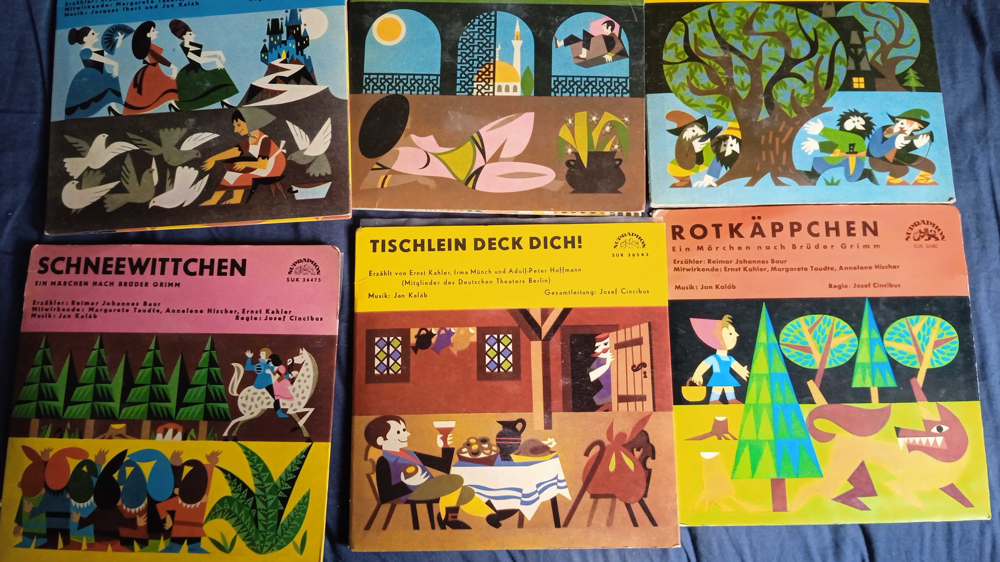 Детски приказки на грамофонни плочи на немски