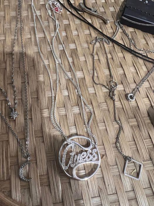 Set bijuterii lanț guess și unele de argint