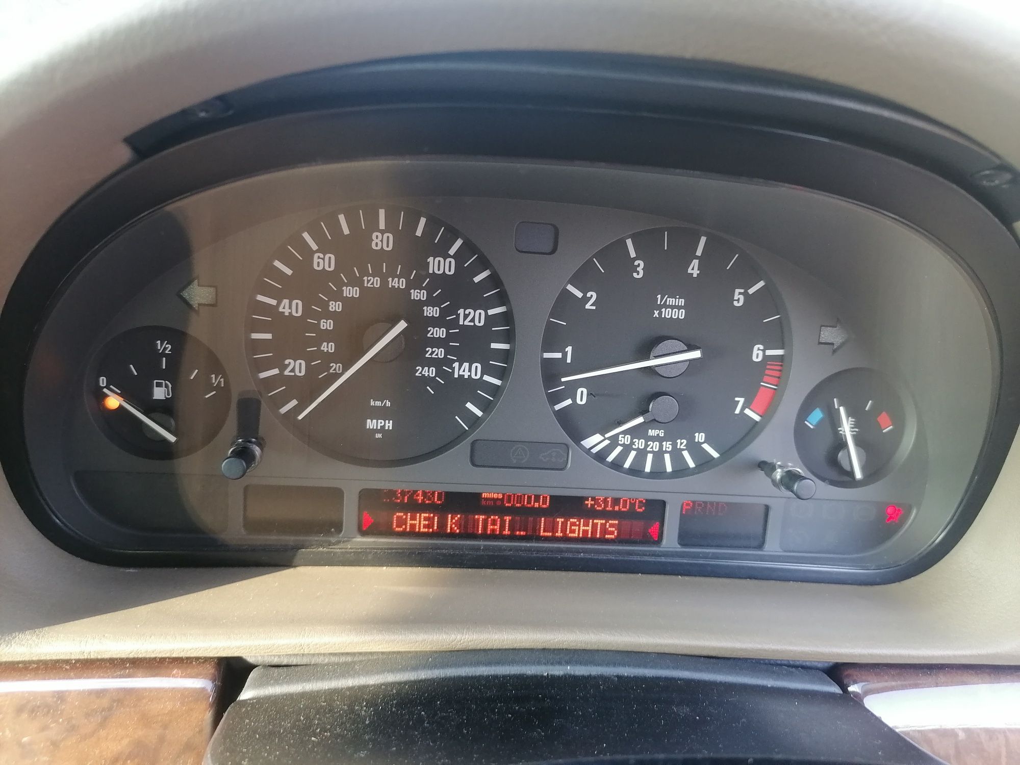 Ceasuri bord BMW E39 E38 E53 Benzina