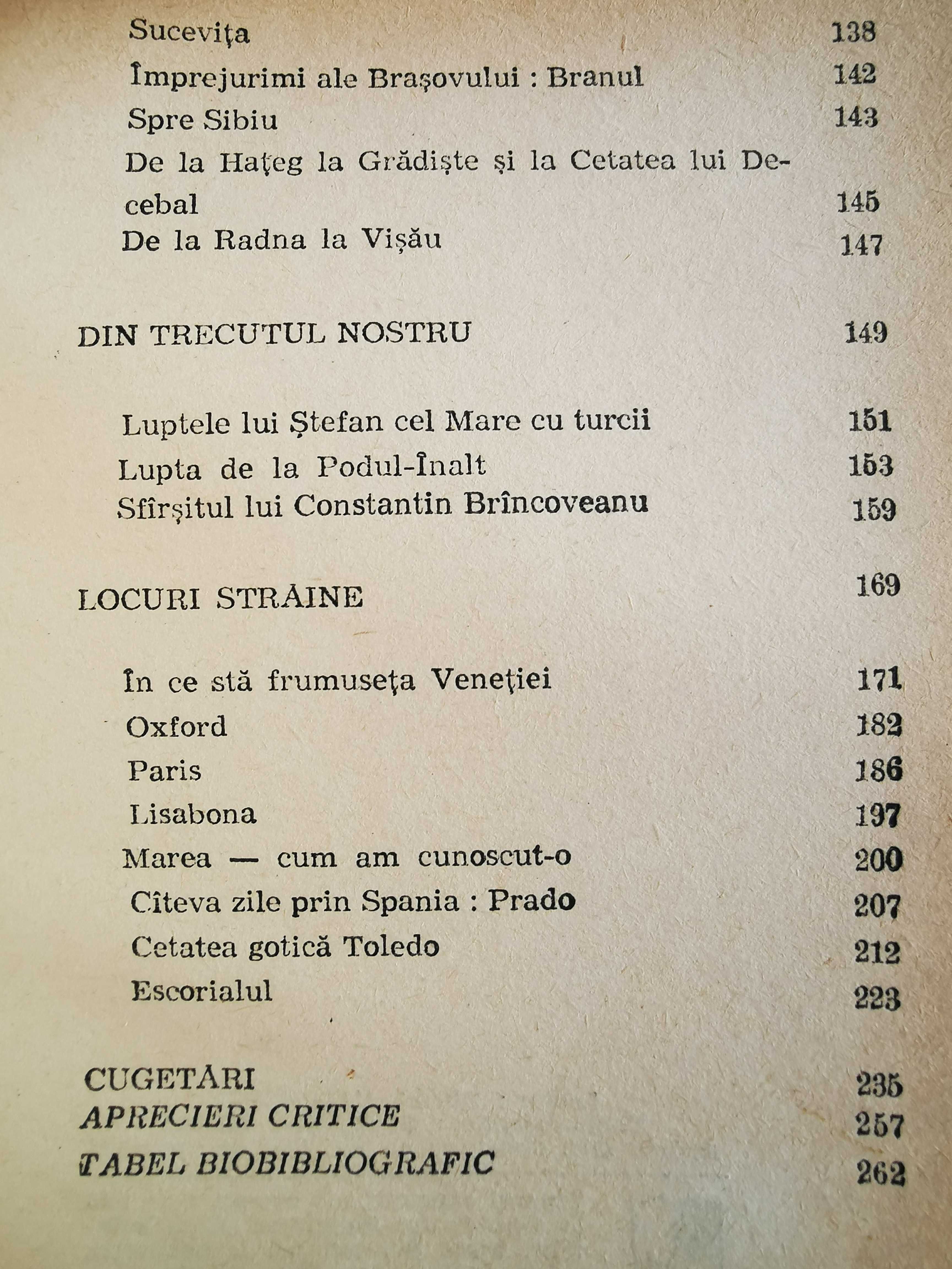 SCRIERI de Nicolae Iorga, Editura Ion Creanga, an aparitie 1971