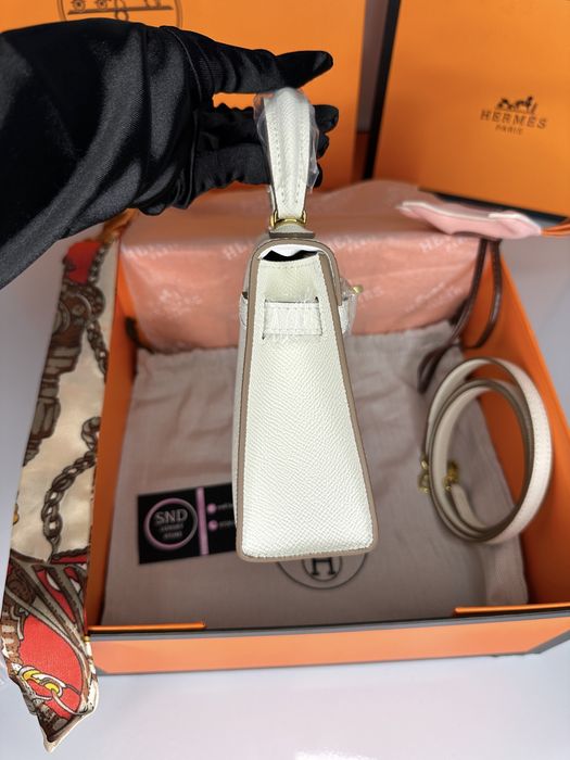 Geanta de lux HERMES Kelly mini 19  cm piele naturala 100% cadou c:40