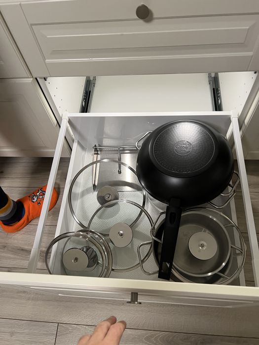 Corp dulap bucatarie method ikea + sertare + leduri - fara fronturi