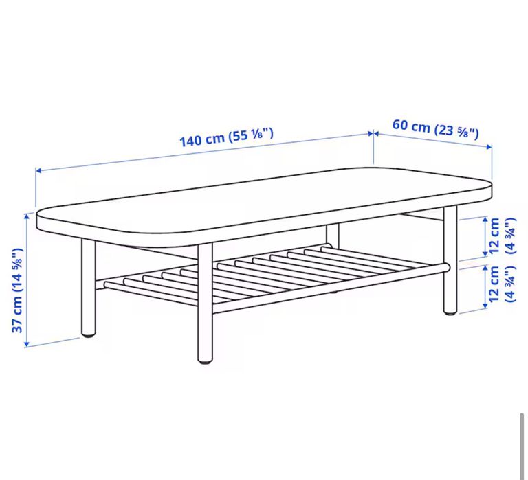 Masuță cafea IKEA LISTERBY